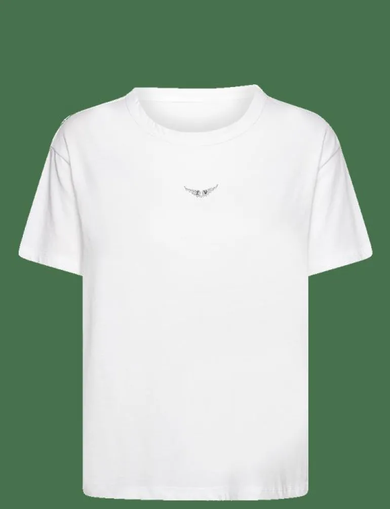 MARTA PCL WINGS STRASS - T-shirts