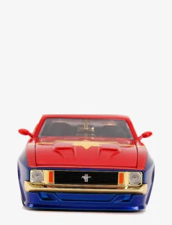 Marvel Captain Marvel 1973 Ford Mustang Mach med Figur 1:24 - Leksaksbil