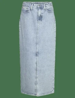 MAXI DENIM SKIRT - Maxikjolar