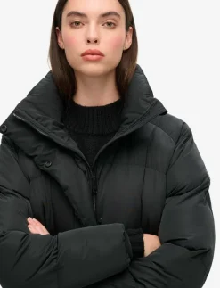 MAXI LONGLINE PUFFER JACKET - Dunkappor