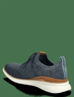 Men's Advance Knit Laceup - Navy Blue Knit - Business sneakers