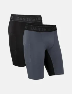 Men's Compression Shorts 2-pack - Träningsshorts
