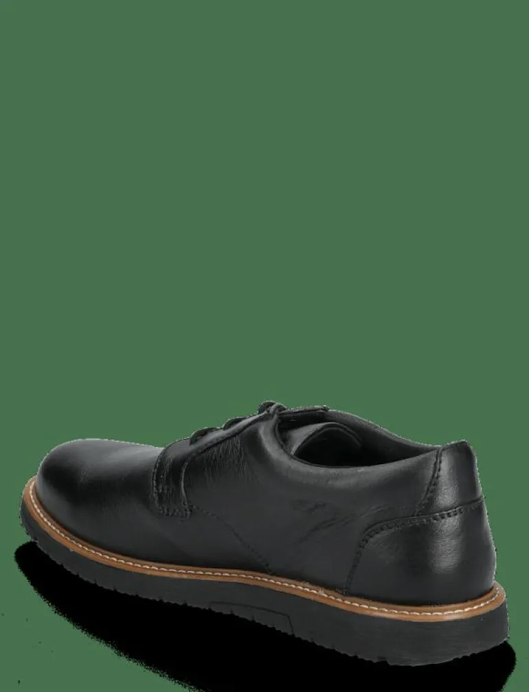 Men's Jenson Oxford - Bold Black Leather - Snörskor