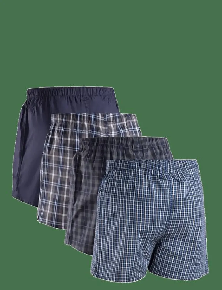 Men's Organic Woven Boxers 4-pack - Kalsonger