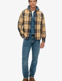 MERCHANT HEAVY CHECKED SHIRT - Rutiga skjortor