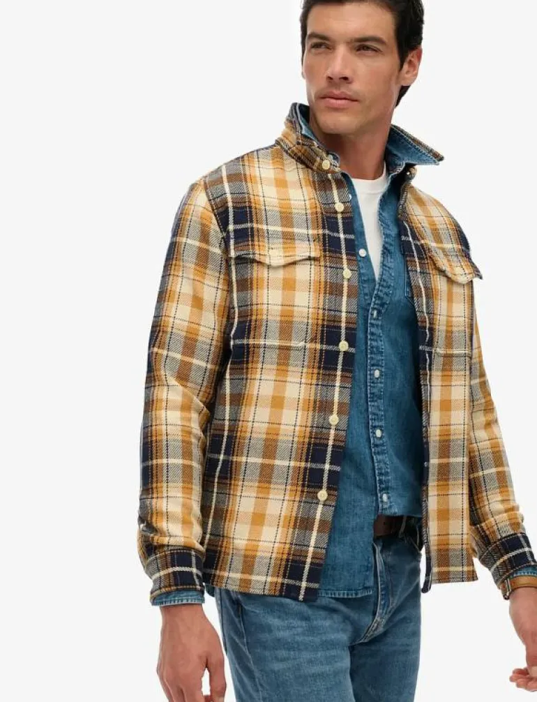 MERCHANT HEAVY CHECKED SHIRT - Rutiga skjortor