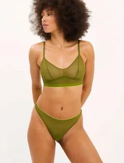 Mesh Balconette - Bralette