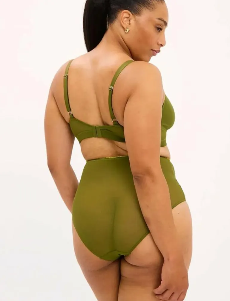 Mesh Highwaist Briefs - Trosor