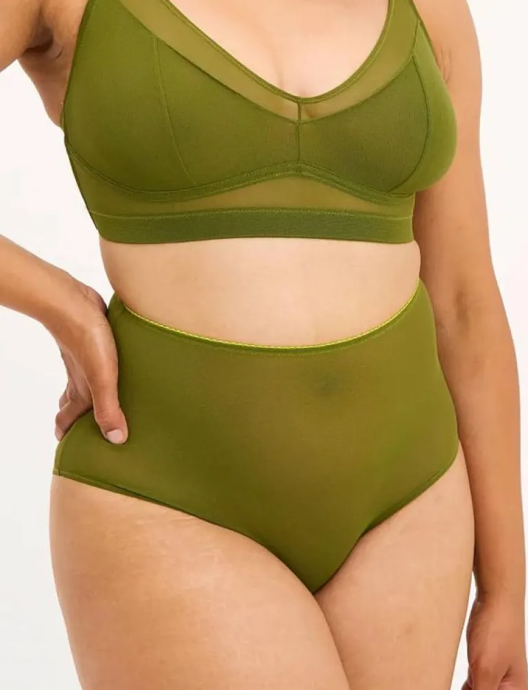 Mesh Highwaist Briefs - Trosor
