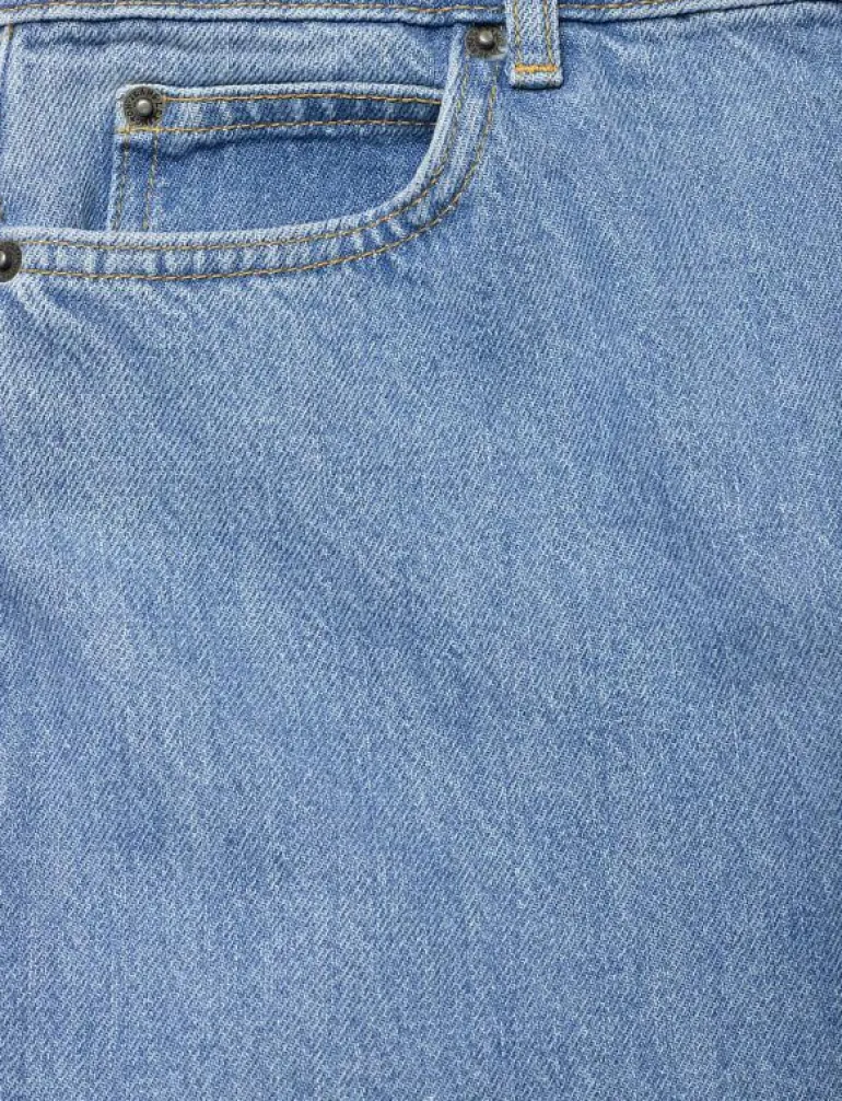 Mid-Waist Straight-Leg Jeans - Vida byxor