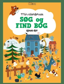 Min allerførste søg og find bog - Sjove dyr - Pedagogisk barnbok