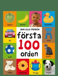 Min lilla pekbok: Första 100 orden - Babybok