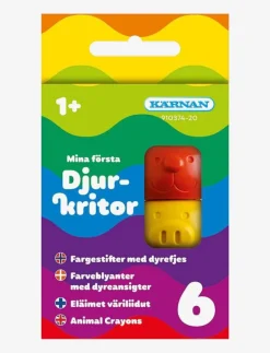 MINA FÖRSTA DJURKRITOR - Färgpennor