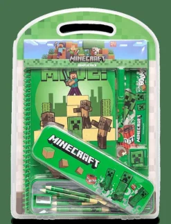 MINECRAFT, Bumper skrivset med plåtfodral - Kalendrar & Anteckningsblock