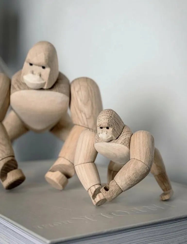 Mini gorilla - Träfigurer