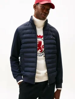 MIX MEDIA HOODED ZIP THROUGH - Quiltade jackor
