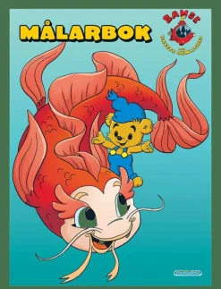 MÅLARBOK BAMSE OCH HAVETS HEMLIGHET - Målar- & pysselböcker