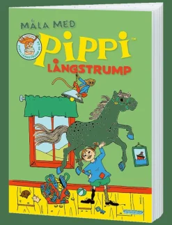 MÅLARBOK MÅLA MED PIPPI LÅNGSTRUMP - Saga