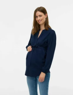 MLELVA LIA L/S WO TOP 2F - Långärmade blusar