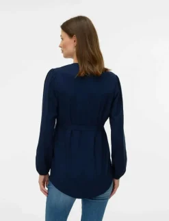 MLELVA LIA L/S WO TOP 2F - Långärmade blusar