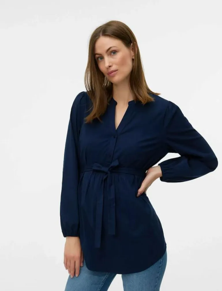 MLELVA LIA L/S WO TOP 2F - Långärmade blusar