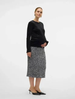 MLGLITTER JRS SKIRT HW - Pennkjolar