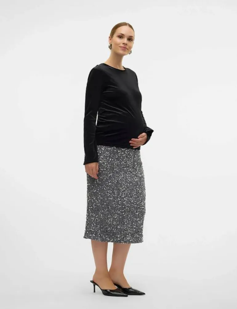 MLGLITTER JRS SKIRT HW - Pennkjolar