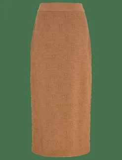 MONOGRAM KNIT SKIRT - Midi kjolar