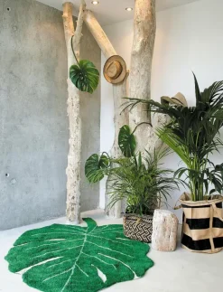 Monstera Leaf - Asymmetriska mattor