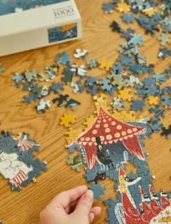 Moomin Art Puzzle - 1000 pcs - Blue - Klassiska pussel