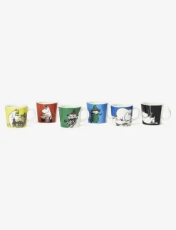 Moomin minimug set 6 pcs 1st classics - Muggar & Koppar