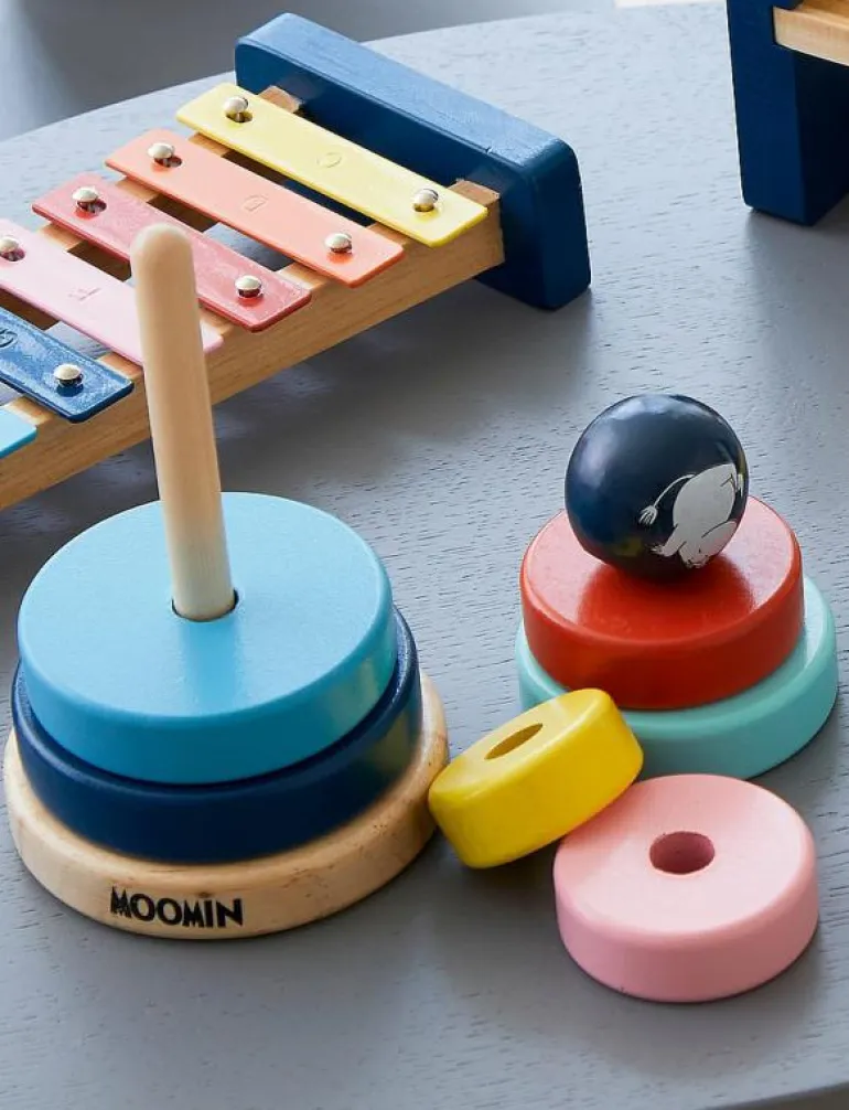 Moomin Stacking rings - Stapelbara klossar