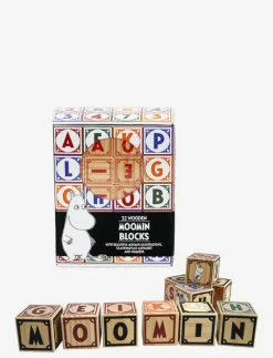 Moomin Wooden Alphabet Blocks - Byggklossar