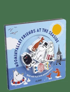 Moominvalley Book at the Seaside with 5 wooden figures (ENG) - Saga
