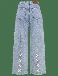 Moon Washed Denim Pants - Vida byxor