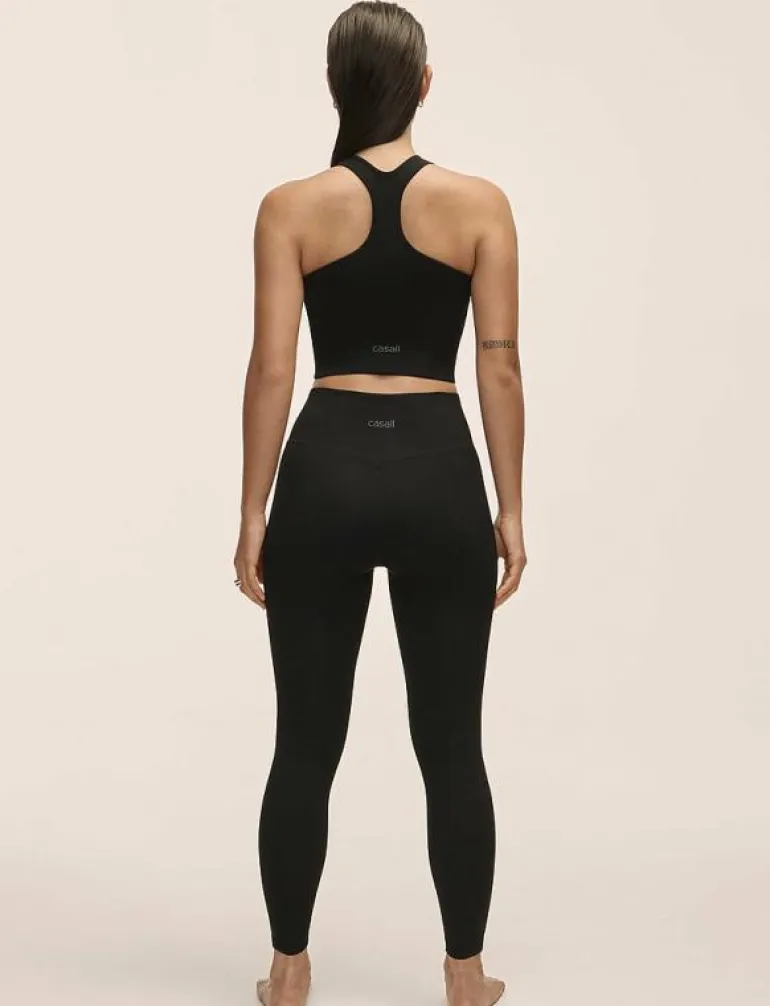 Multi Rib Seamless High Waist Tights - Seamless tights