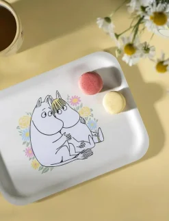Mumin bricka Blommor 27x20cm - Brickor