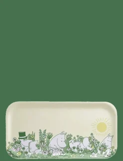 Mumin bricka I trädgården 43x22cm - Brickor