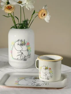 Mumin vas Blommor 19cm - Vaser