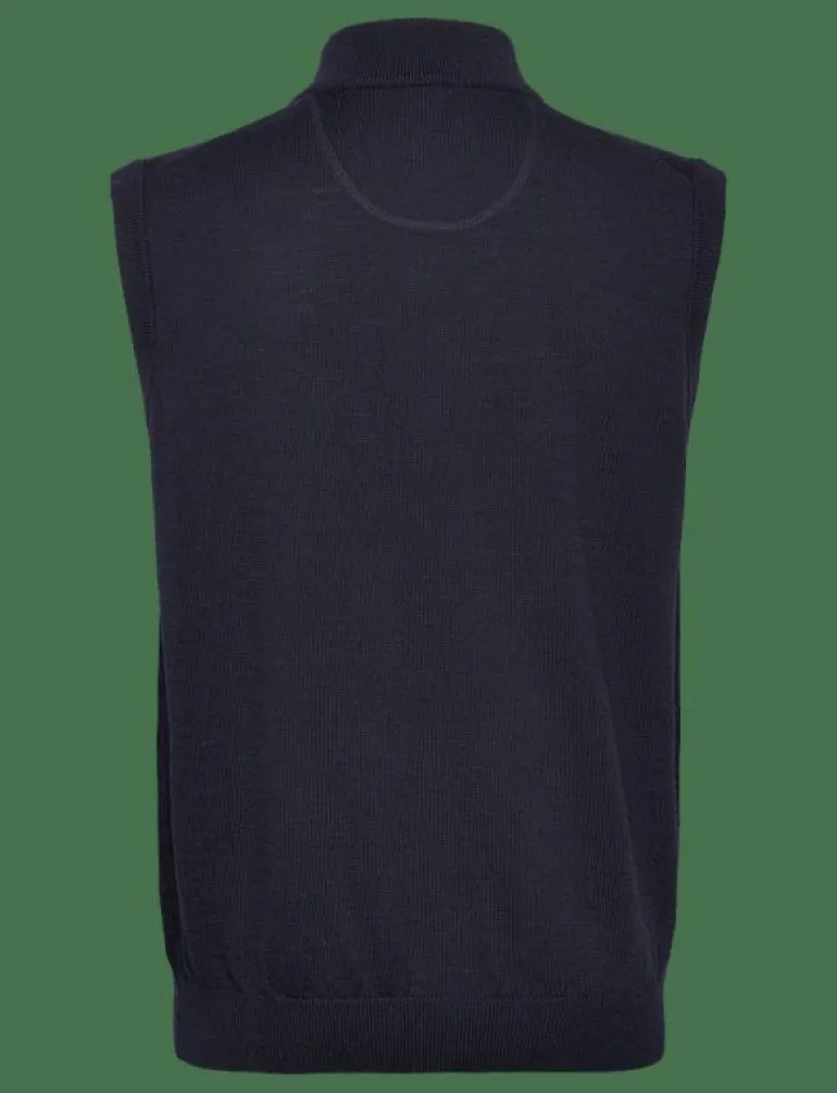 Murray 1/2-Zip Merino Vest - Stickat