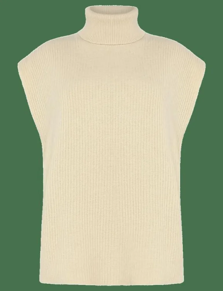 Naja knit vest 9954 - Linnen
