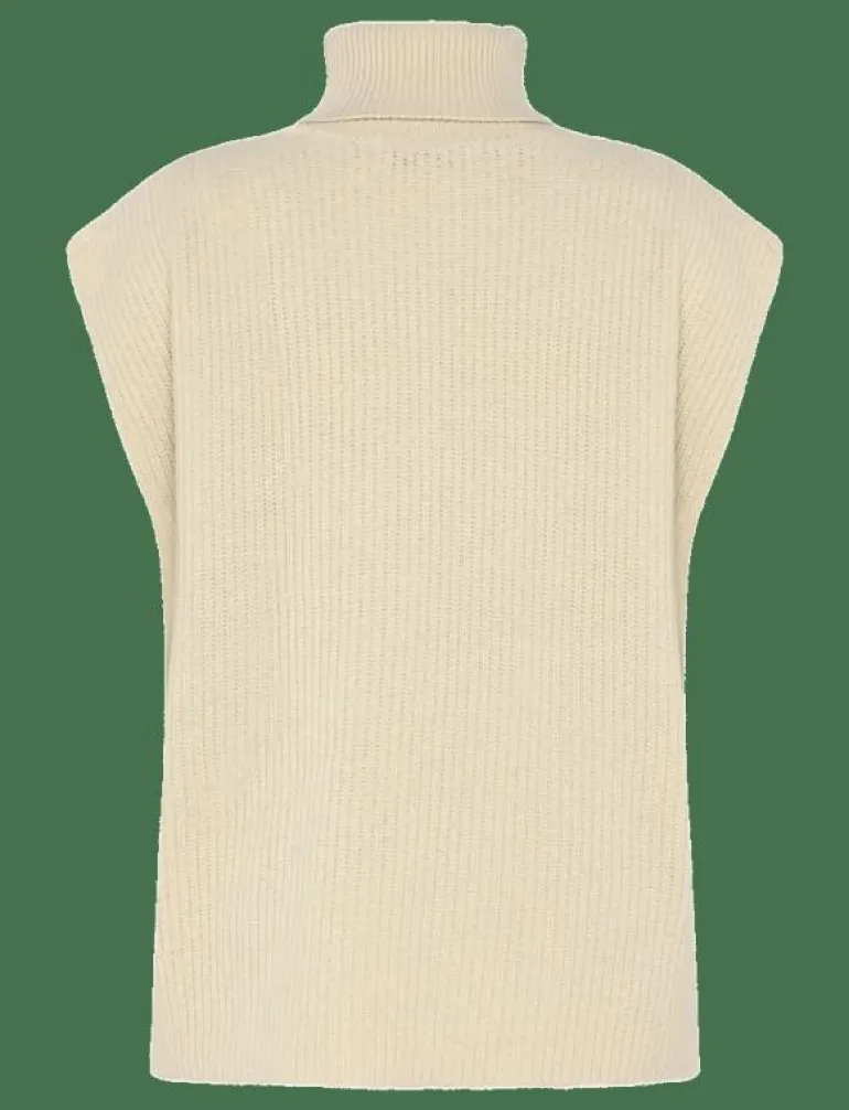 Naja knit vest 9954 - Linnen