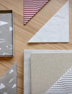 Napkin Leaf Embossed - Servetter
