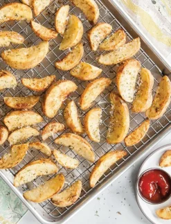 Naturals® Half Sheet Bakplåt med ugnssäkert grillgaller - Ugnsformar