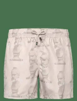 NB BAR NIKBEN SWIMTRUNKS SAND - Badbyxor