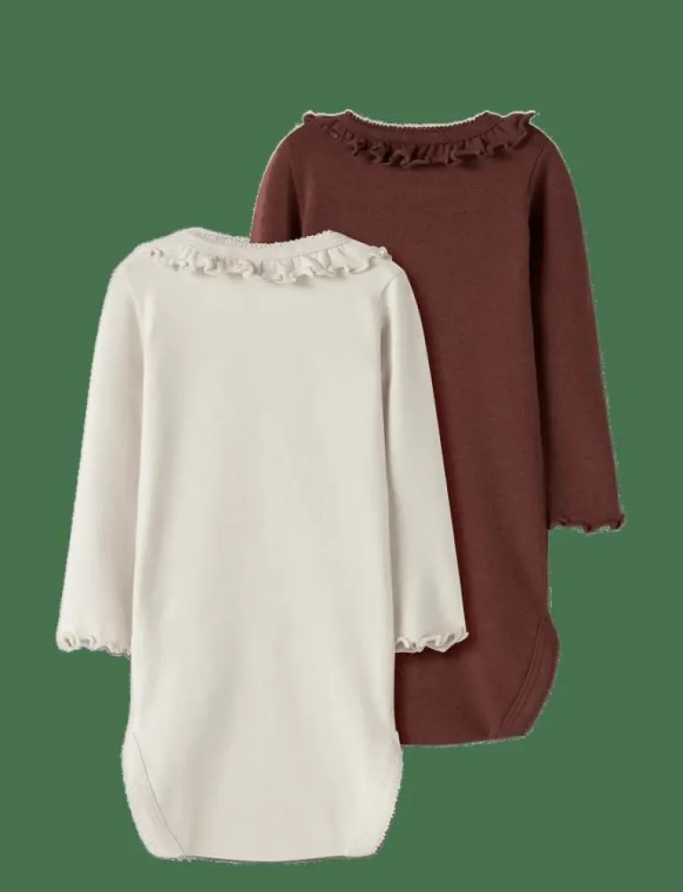 NBFGAYO KOJ 2P LS SLIM BODY LIL - Långärmad body