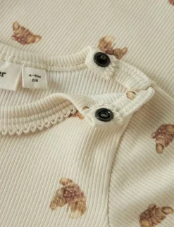 NBFLAVO EGI LS SLIM BODY LIL - Långärmad body