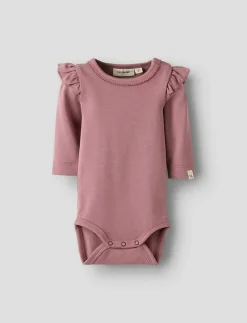 NBFLAYO SEV LS SLIM BODY SOLID LIL - Långärmad body