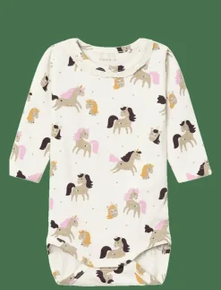 NBFLENI LS BODY - Långärmad body