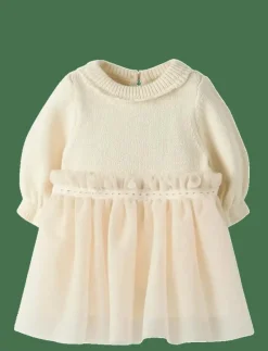 NBFSARINA LS KNIT BODY DRESS LIL - Långärmade babyklänningar
